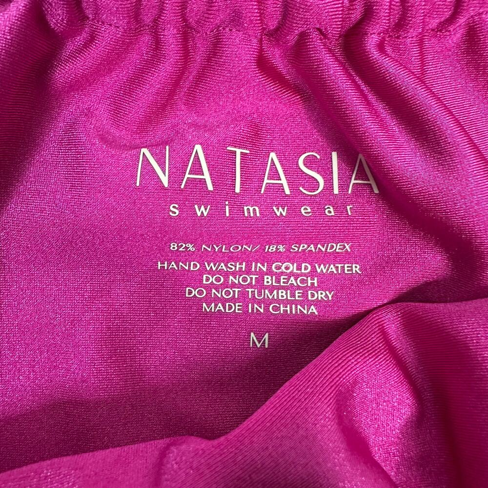 Natasia Swimwear Bikini Swimsuit in Azalea Pink Lilah top Krissy bottom - Picture 4 of 6